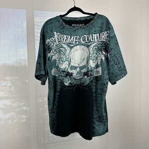 Vintage Y2K Extreme Couture Honor Strength Power  T-shirt  Size 2X-Large